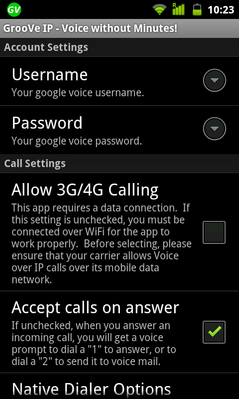 android phone by using google voice